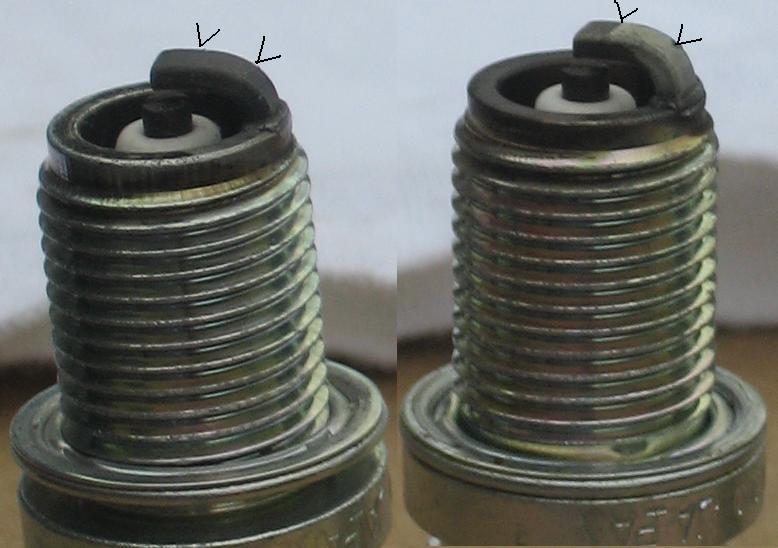 Cleaned no 1 with brake cleaner, no 2 uncleaned.
