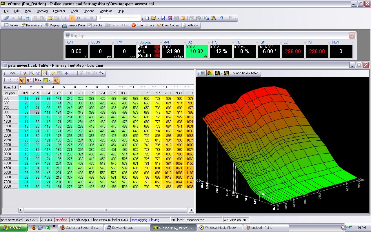 here is my screen shot of it trying to playback the log file. notice the controls are greyed out