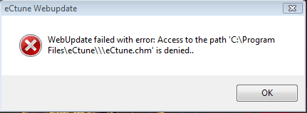 Fails update