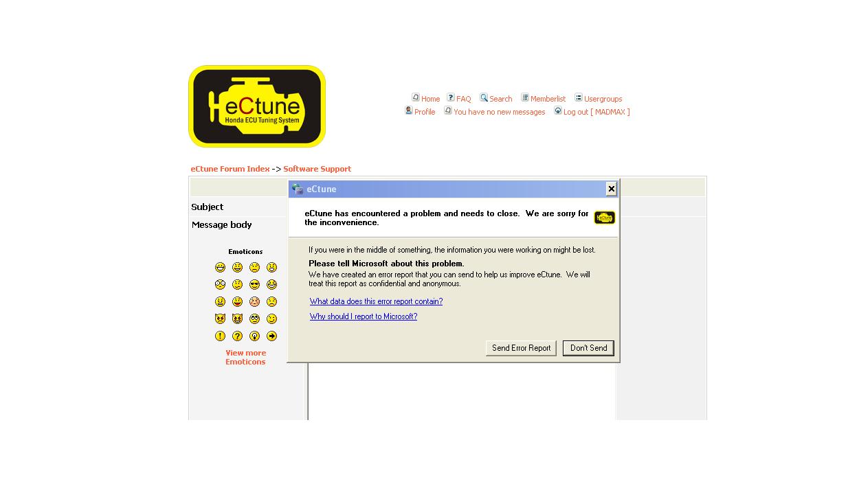 ectune error.JPG